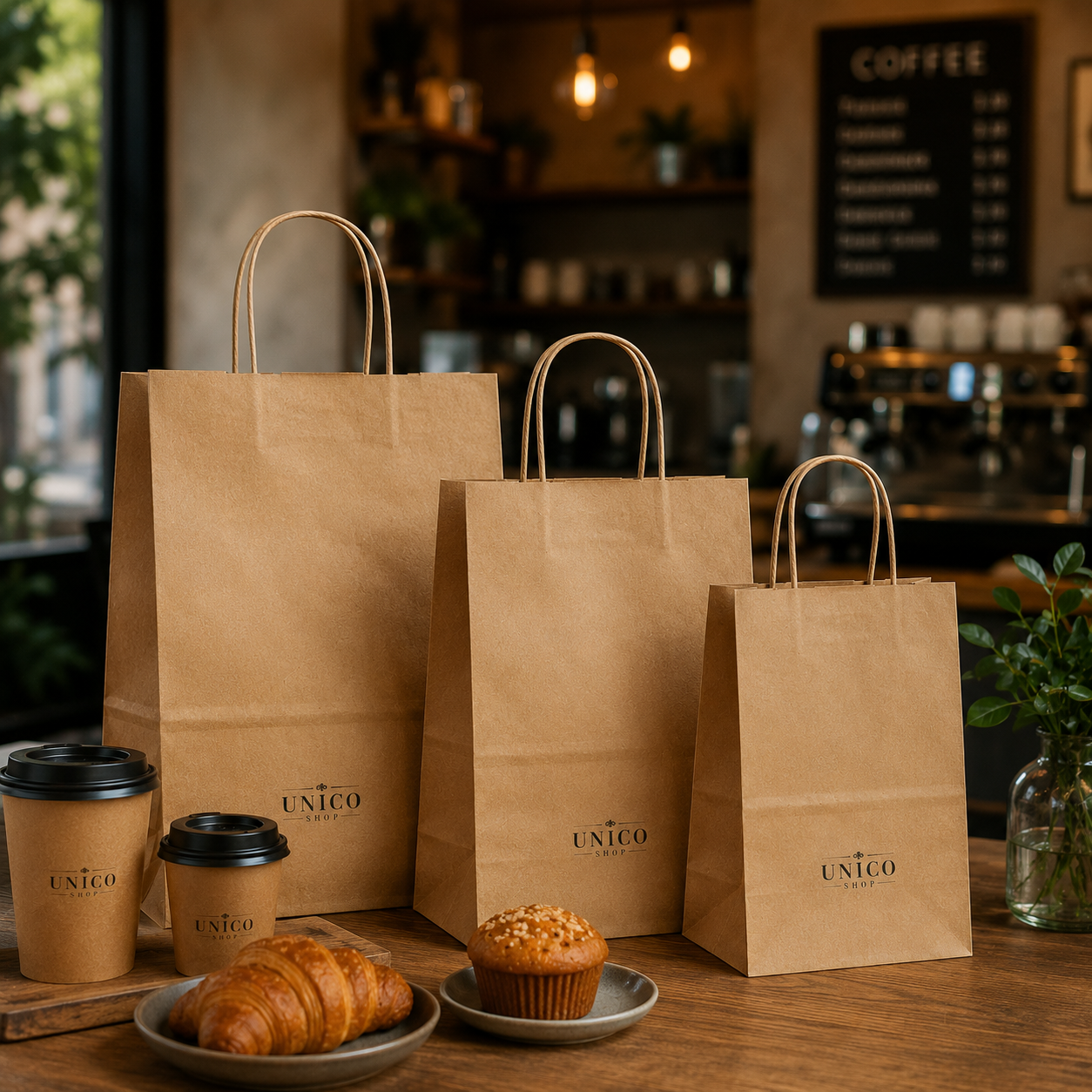 Brown Kraft Shopping Bag (# 05)