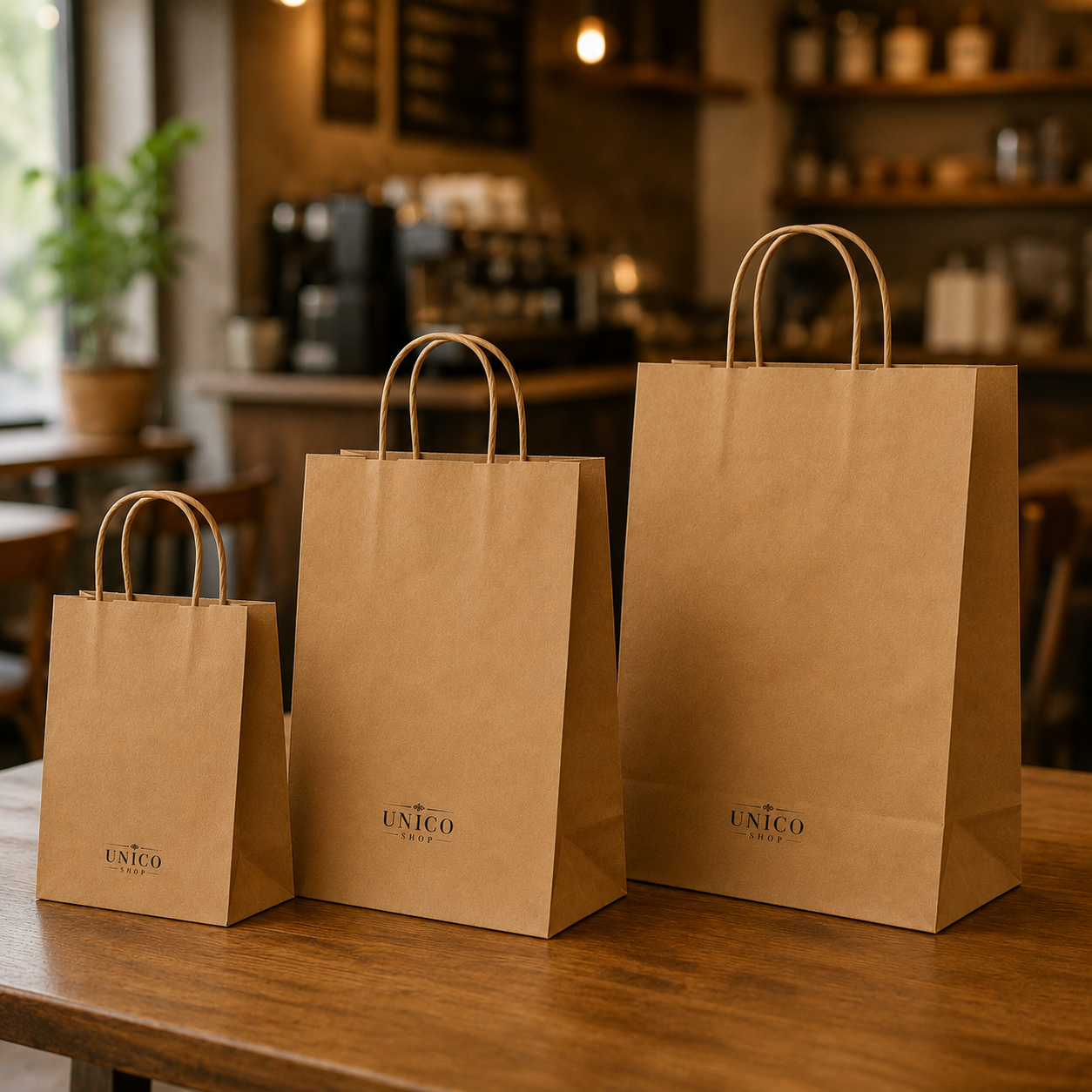 Brown Kraft Shopping Bag (# 05)