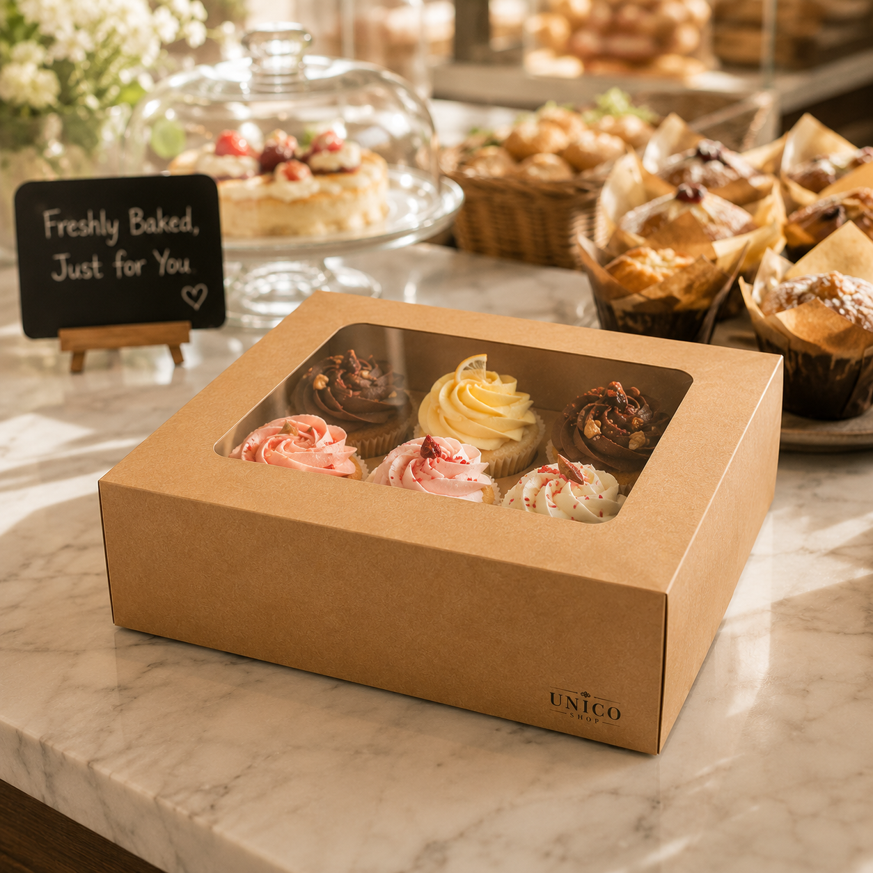 Premium Kraft Window Box (# 02)