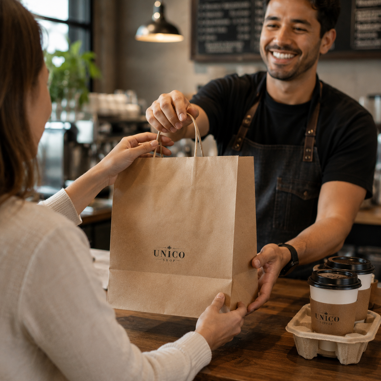 Brown Kraft Shopping Bag (# 05)