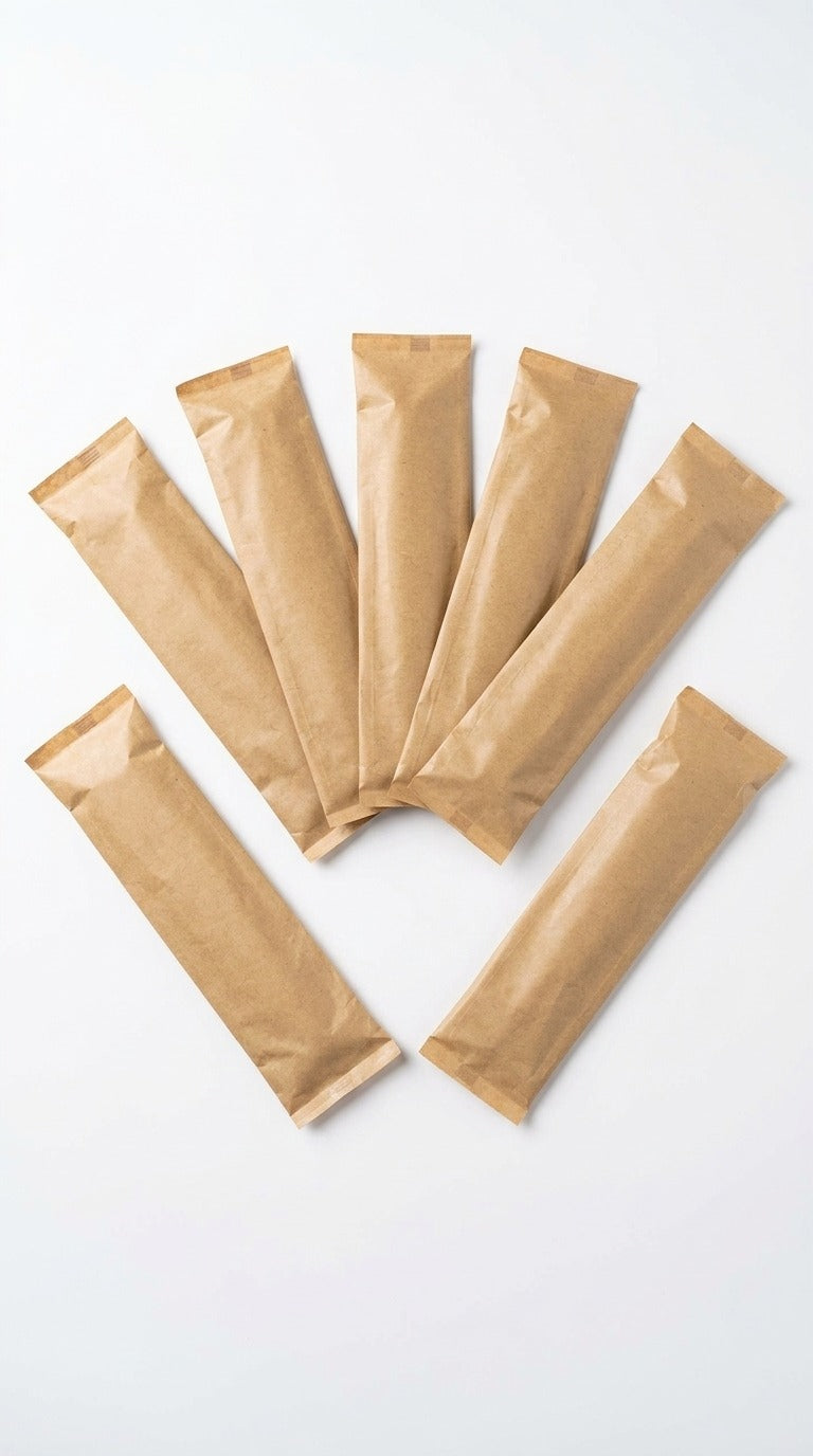 Disposable Kraft Cutlery Holders | Premium Paper Utensil Sleeves